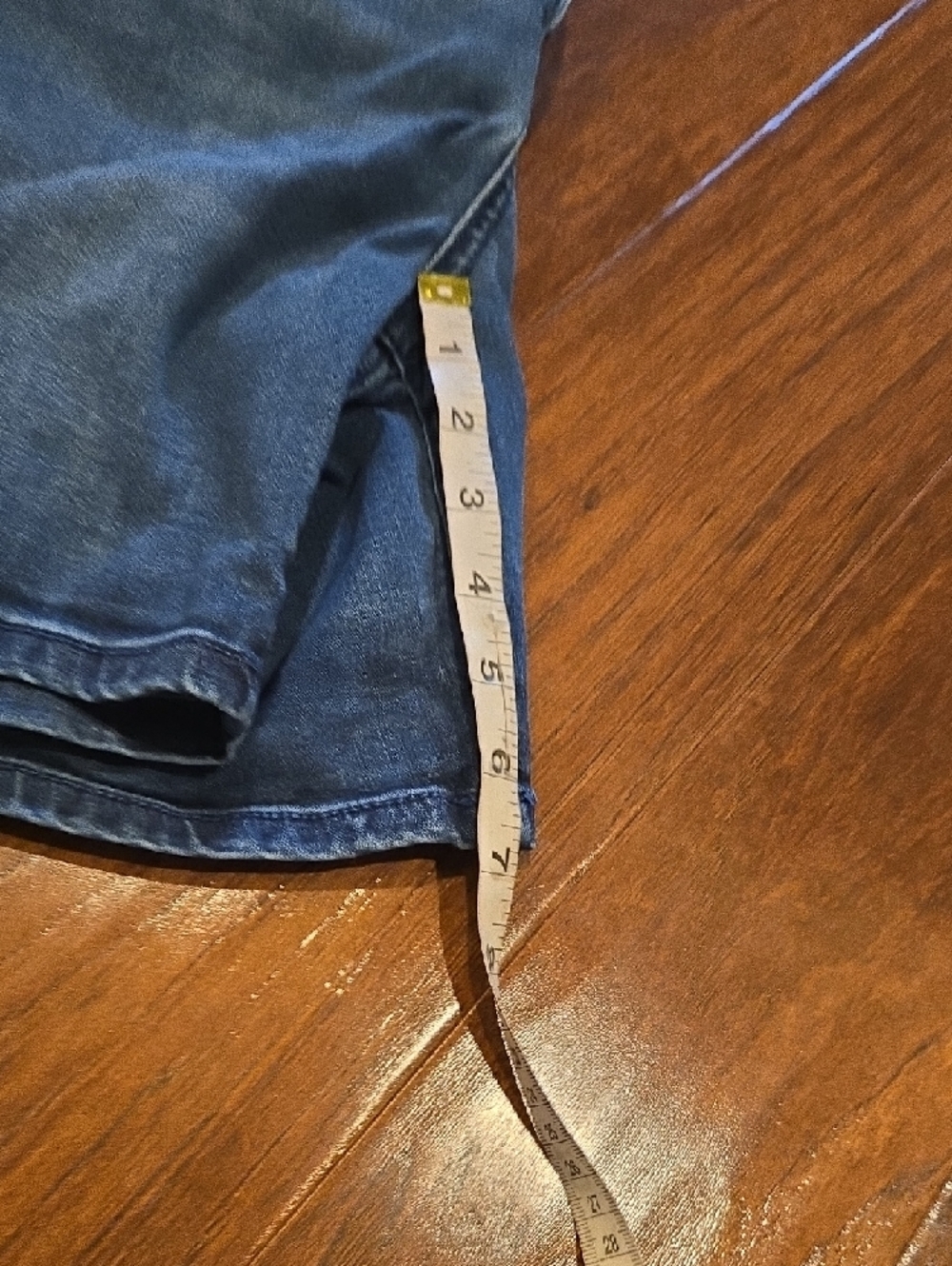 Seven7 Denim Shorts in Medium Blue Wash - Picture 13 of 13